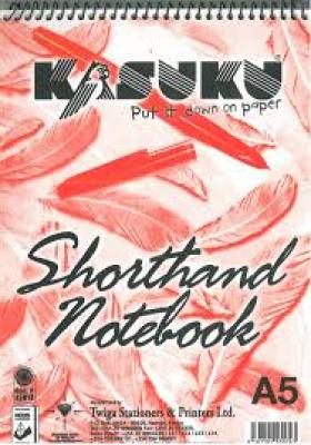 A5 Kasuku Short Hand Note Book(Upper Spiral)